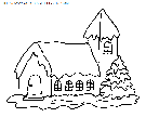 houses coloring