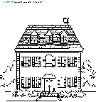 houses coloring