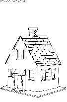 houses coloring