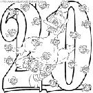 numbers-sesame-street coloring book pages