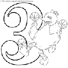 numbers sesame street coloring