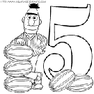 numbers sesame street coloring