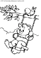bear coloring book pages