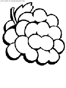 fruits coloring book pages