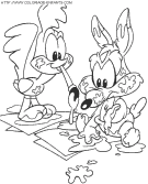 baby looney tunes coloring