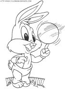 baby looney tunes coloring