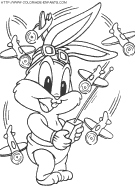 baby looney tunes coloring