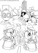 baby looney tunes coloring