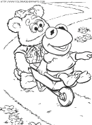 muppet babies coloring