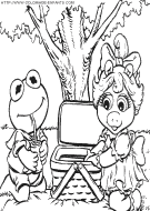 muppet babies coloring