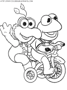 muppet babies coloring