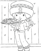 strawberry shortcake coloring