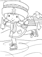 strawberry shortcake coloring