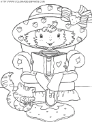 strawberry shortcake coloring