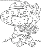 strawberry shortcake coloring