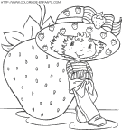 strawberry shortcake coloring