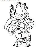 garfield coloring