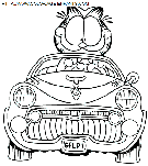 garfield coloring