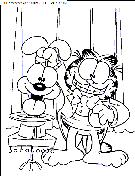 garfield coloring