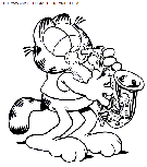 garfield coloring