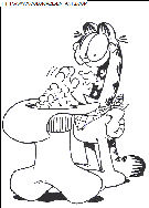 garfield coloring