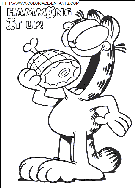 garfield coloring