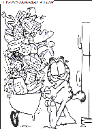 garfield coloring