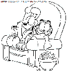 garfield coloring