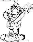 garfield coloring