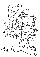 garfield coloring