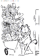 garfield coloring