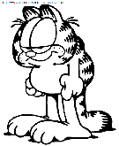 garfield coloring