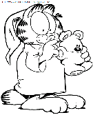 garfield coloring