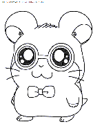 hamtaro coloring