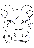 hamtaro coloring