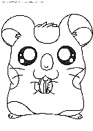 hamtaro coloring