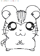 hamtaro coloring