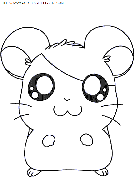 hamtaro coloring