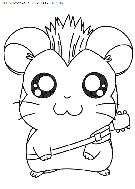 hamtaro coloring