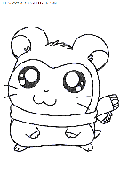 hamtaro coloring