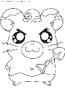 hamtaro coloring