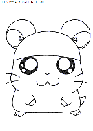 hamtaro coloring