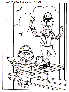 sesame street coloring