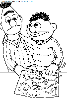 sesame street coloring