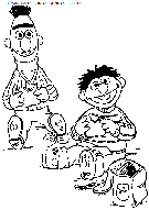 sesame street coloring