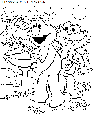 sesame street coloring