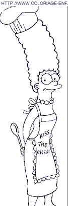 the simpsons coloring