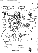 spiderman coloring book pages