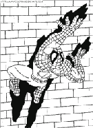 spiderman coloring book pages