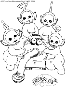 teletubbies coloring